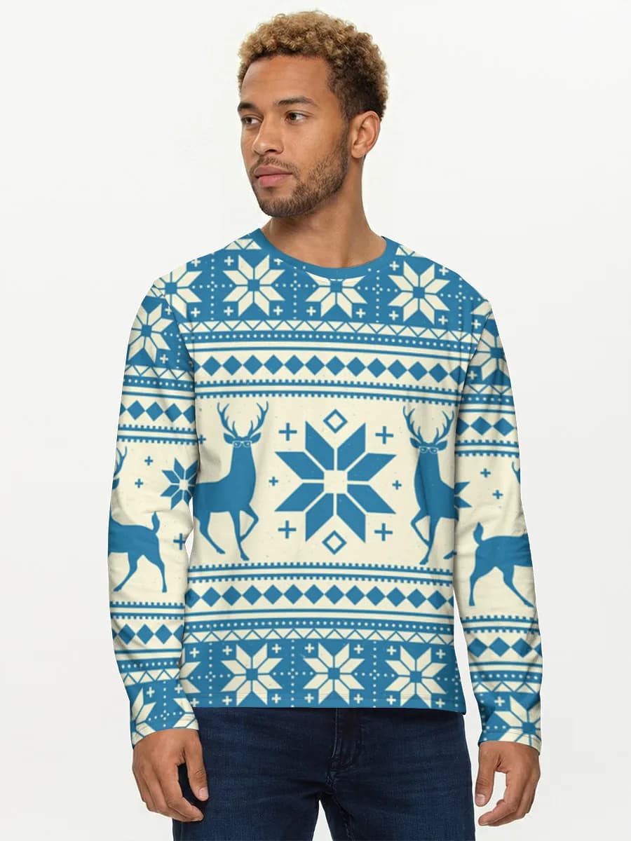 Men's cotton long sleeve shirt