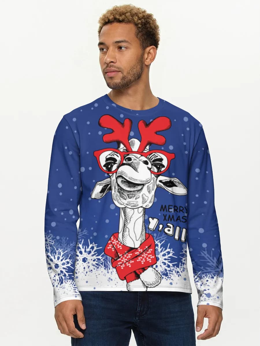 Merry Xmas Yall Giraffe