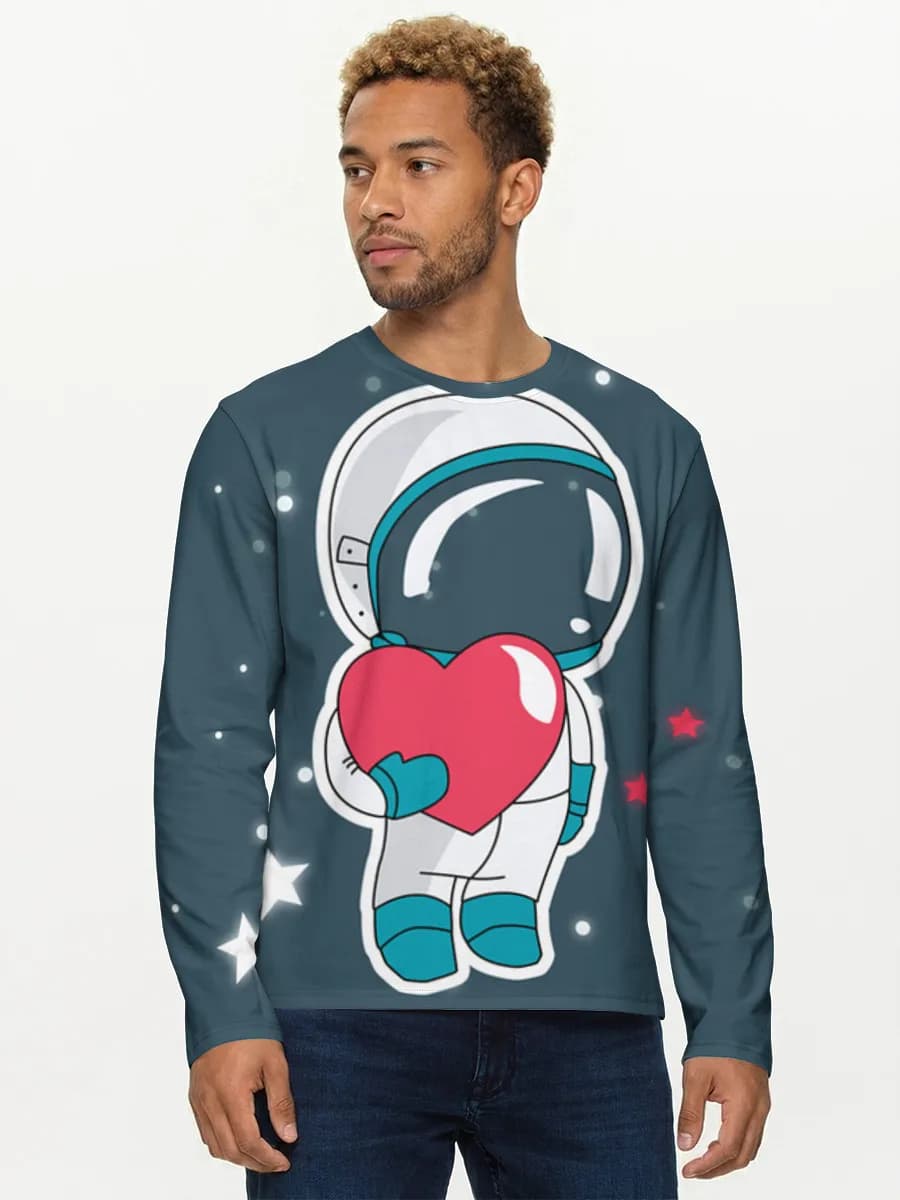 Men's cotton long sleeve shirt