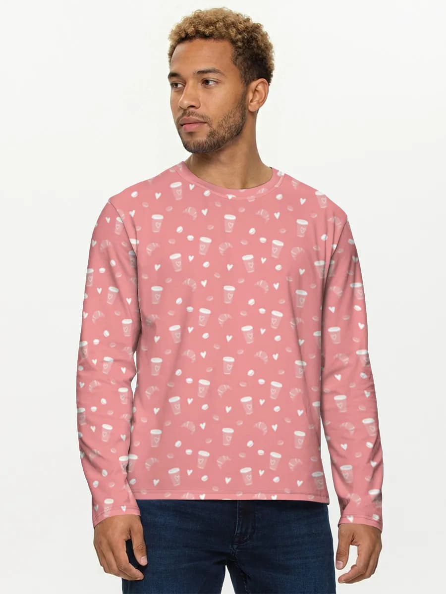 Men's cotton long sleeve shirt