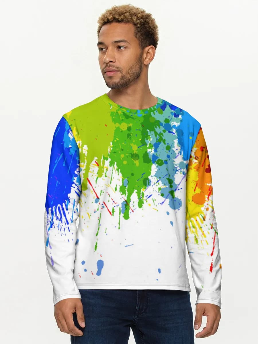 Rainbow Paint Splatter