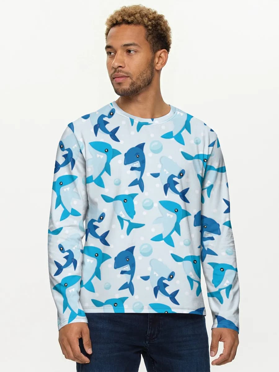 Cute Blue Sharks