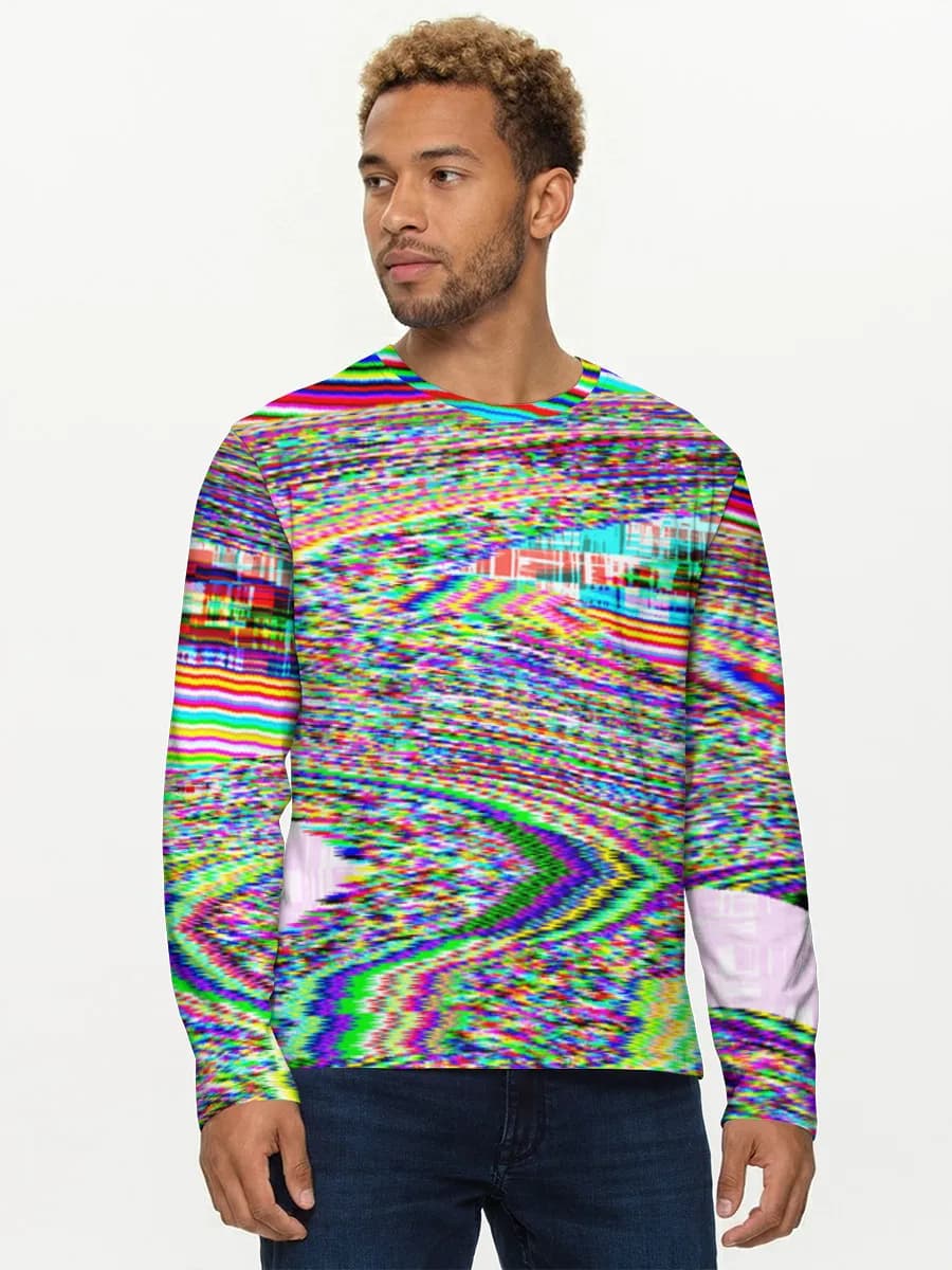 Men's cotton long sleeve shirt