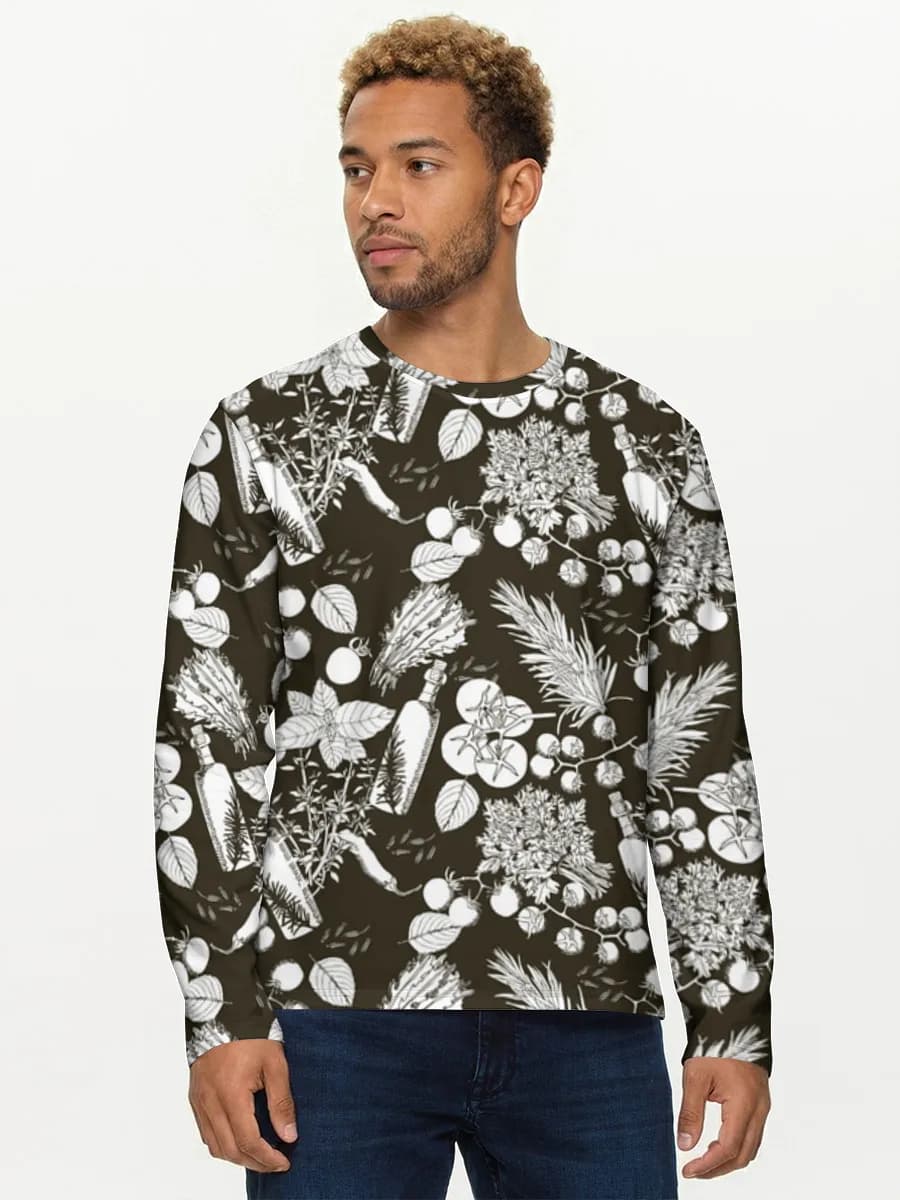 Men's cotton long sleeve shirt
