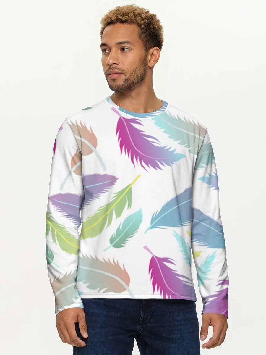 Men's cotton long sleeve shirt