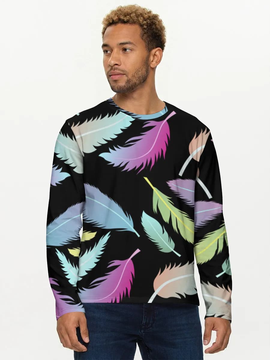 Men's cotton long sleeve shirt
