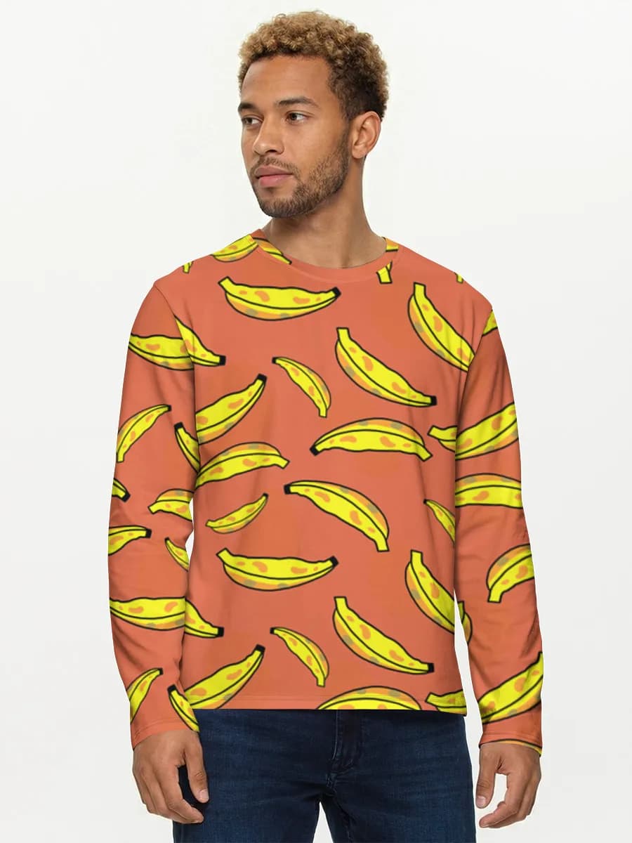 Men's cotton long sleeve shirt