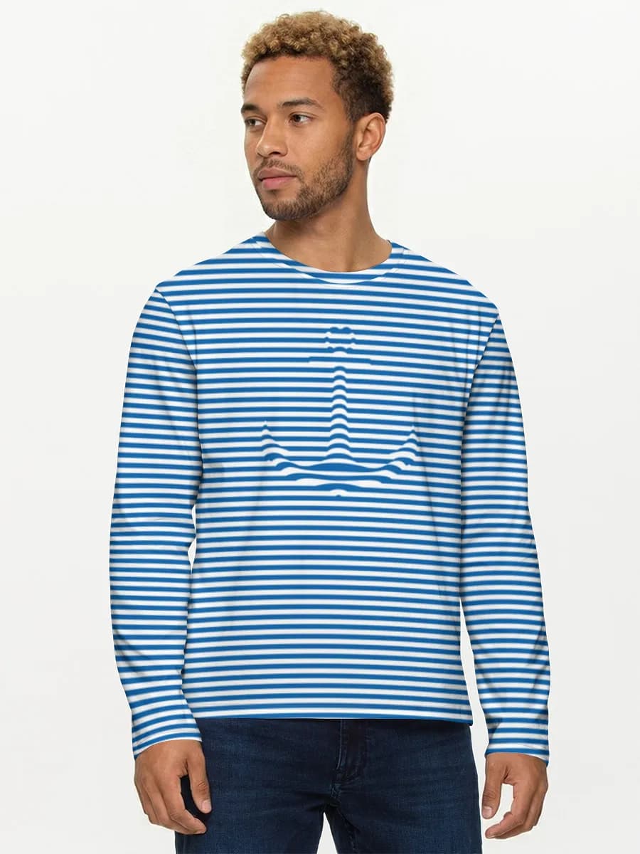 Men's cotton long sleeve shirt