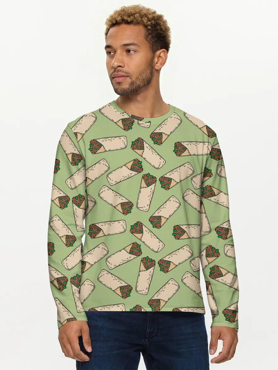 Men's cotton long sleeve shirt