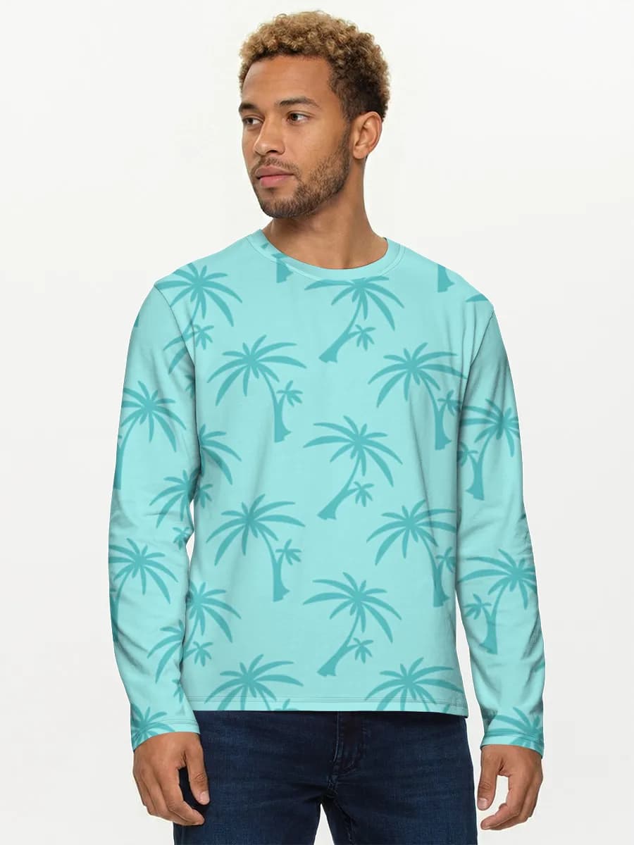 Men's cotton long sleeve shirt