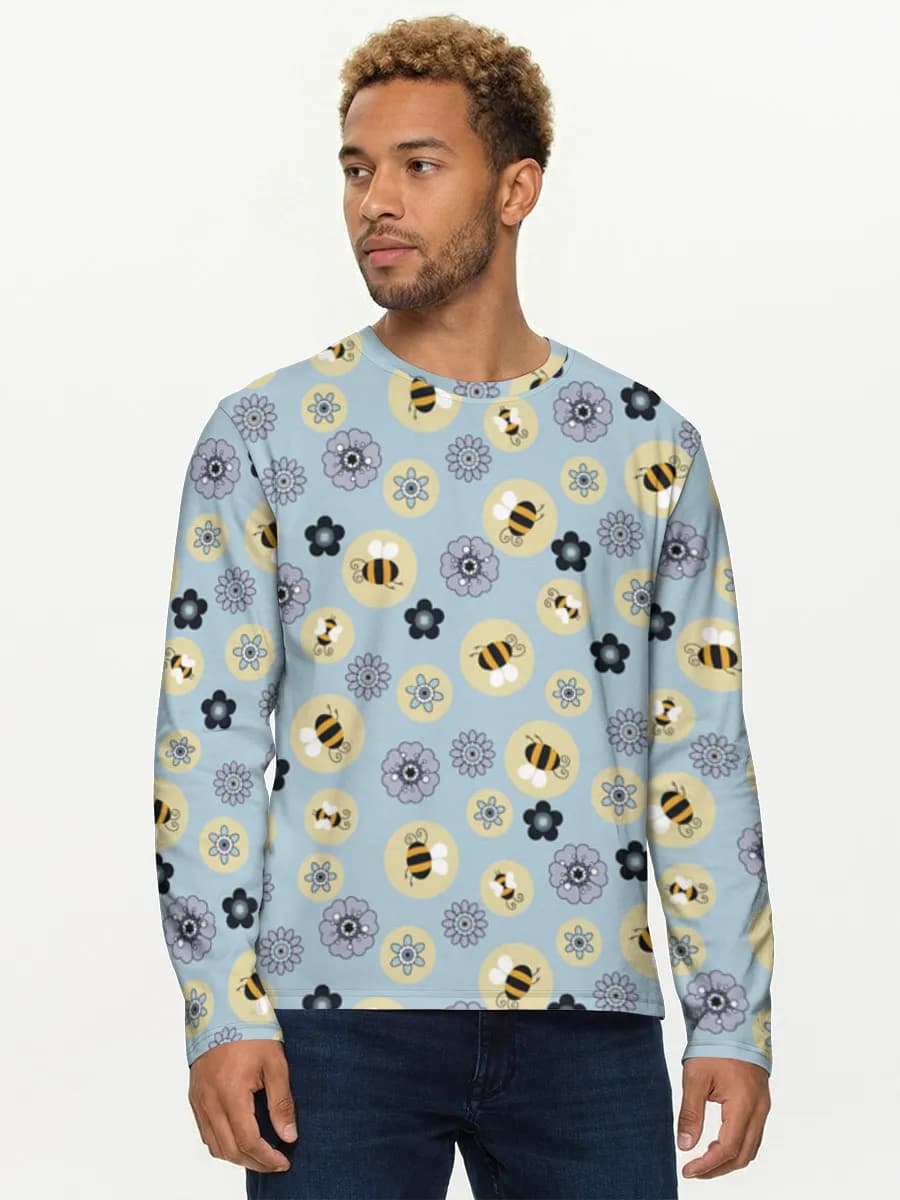 Men's cotton long sleeve shirt