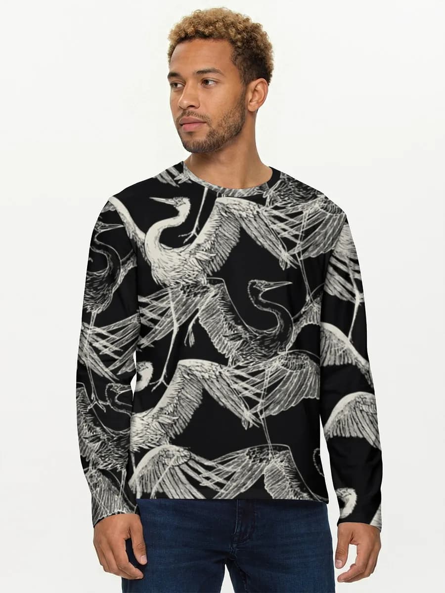 Men's cotton long sleeve shirt
