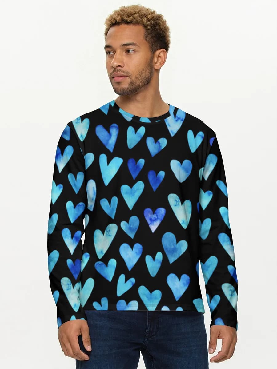 Men's cotton long sleeve shirt