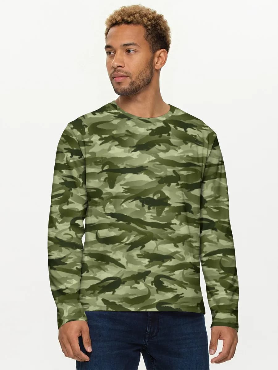 Men's cotton long sleeve shirt