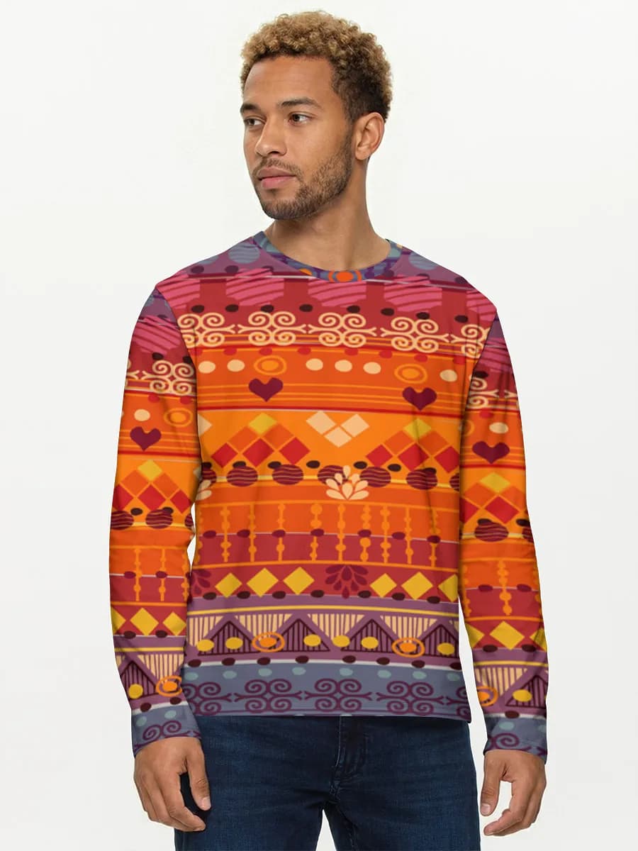 Men's cotton long sleeve shirt