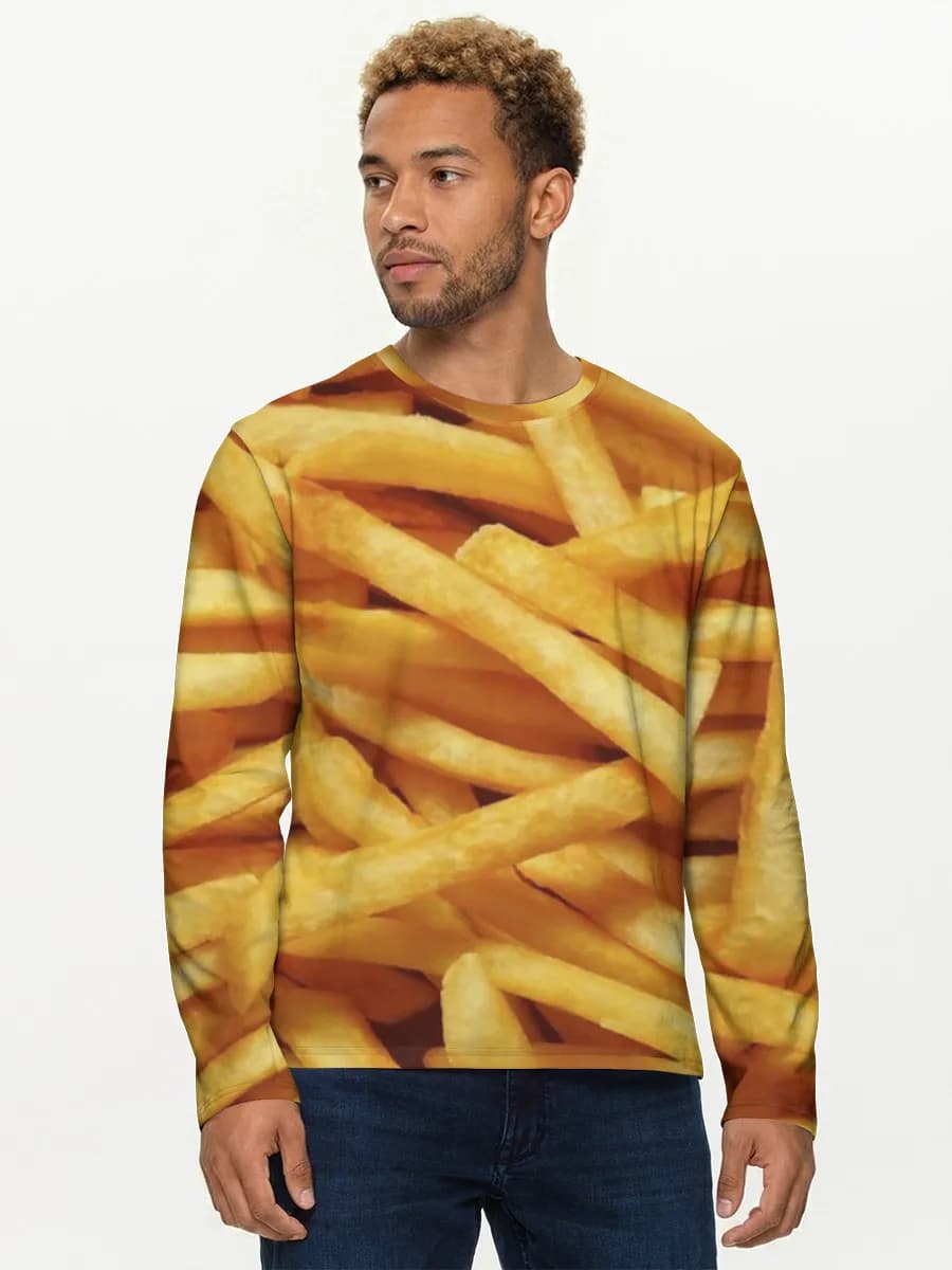 Men's cotton long sleeve shirt