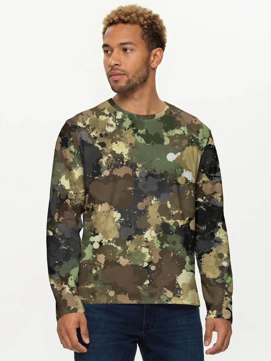 Men's cotton long sleeve shirt