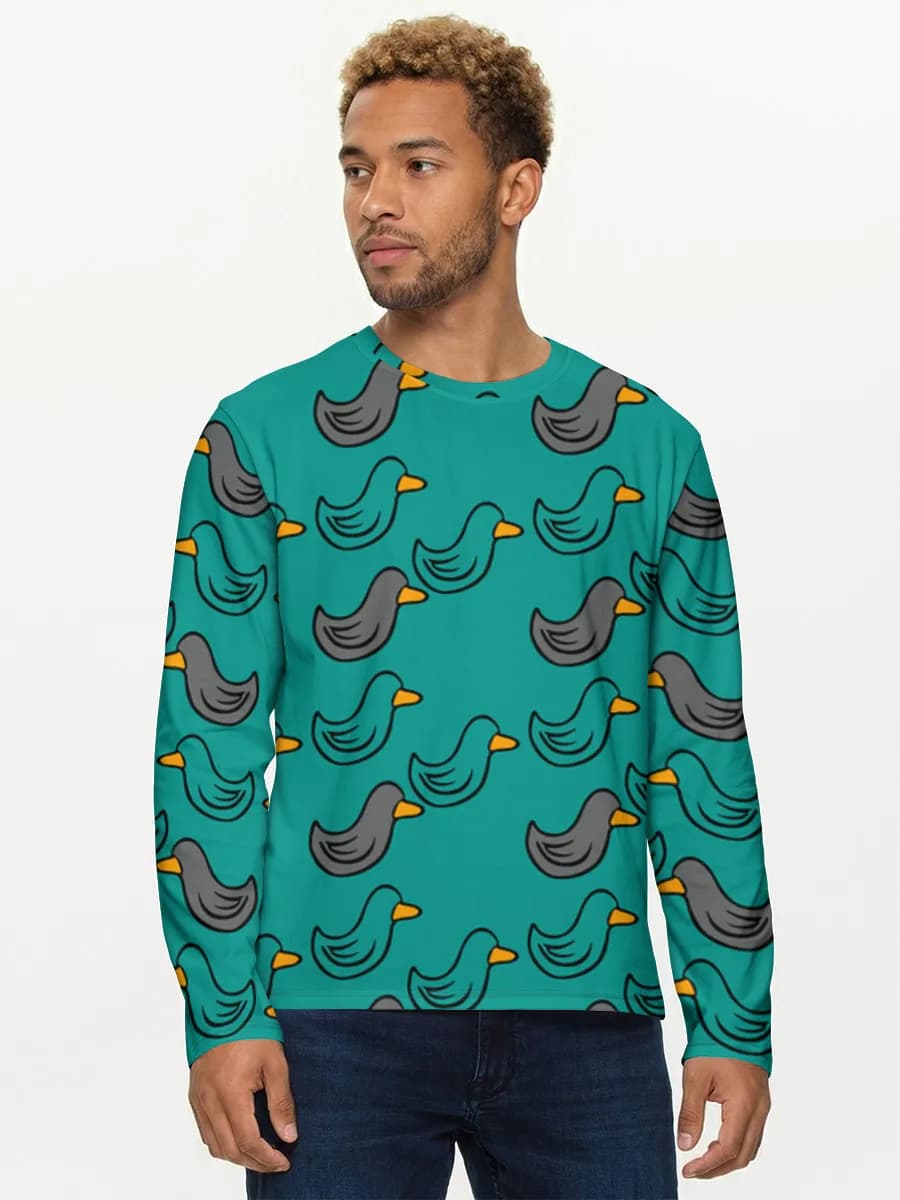 Men's cotton long sleeve shirt