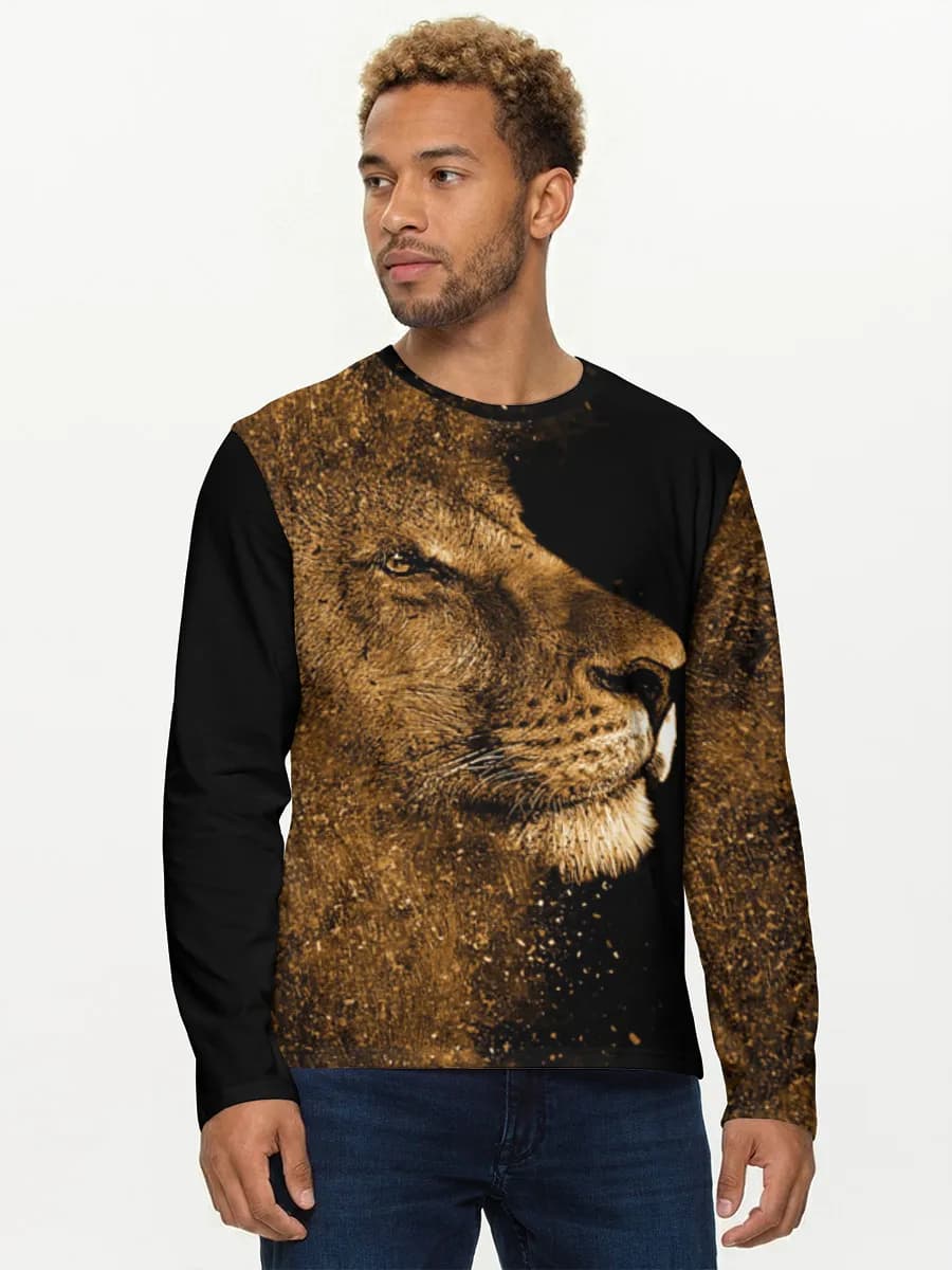 Men's cotton long sleeve shirt