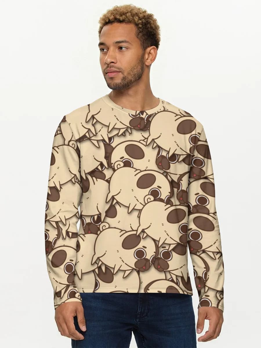 Men's cotton long sleeve shirt