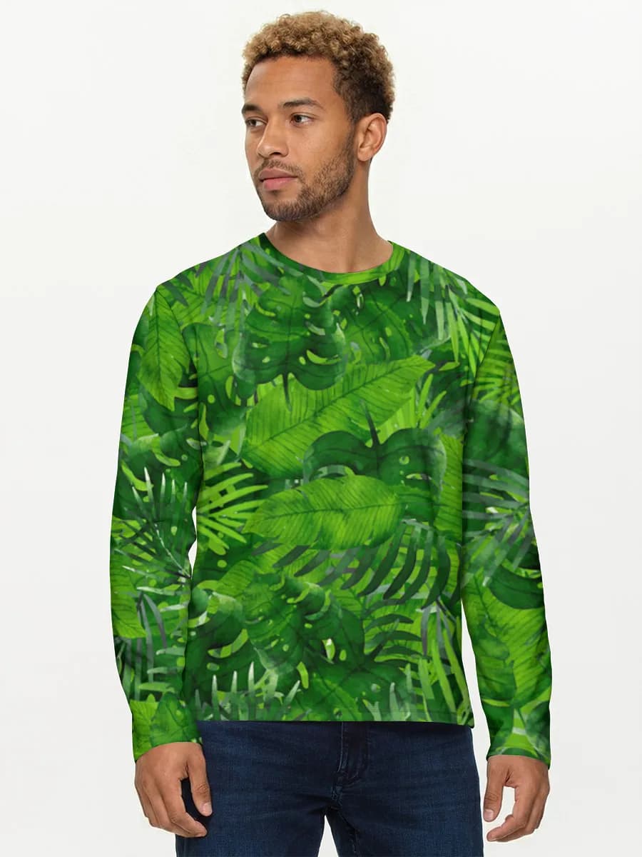 Men's cotton long sleeve shirt