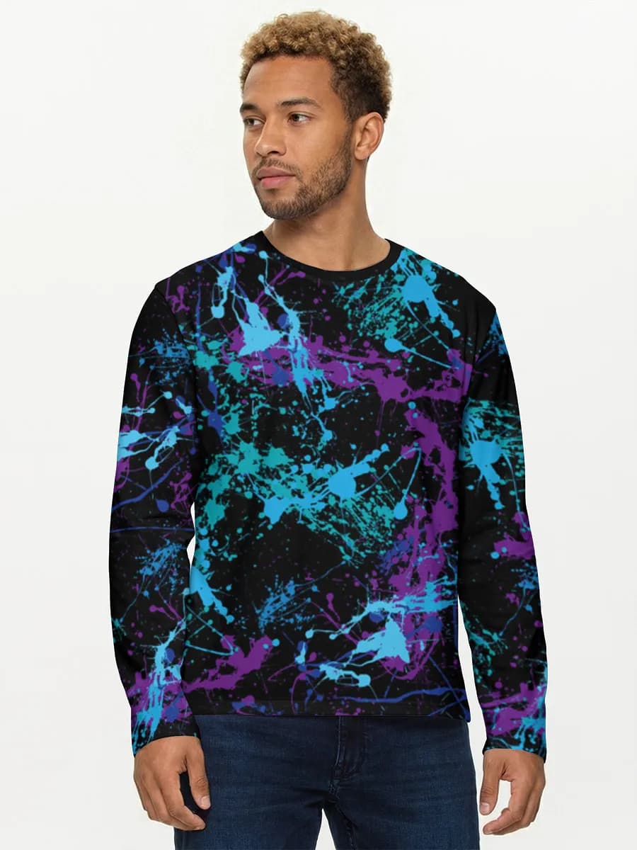Men's cotton long sleeve shirt