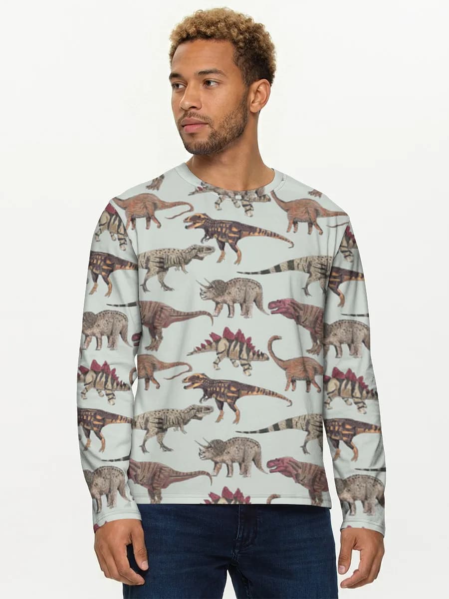 Men's cotton long sleeve shirt