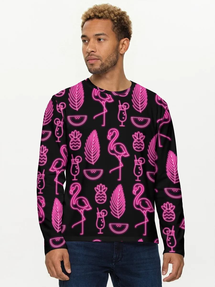 Men's cotton long sleeve shirt