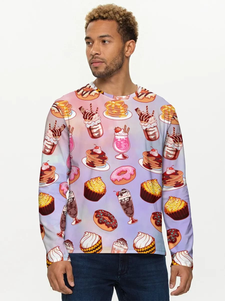 Men's cotton long sleeve shirt