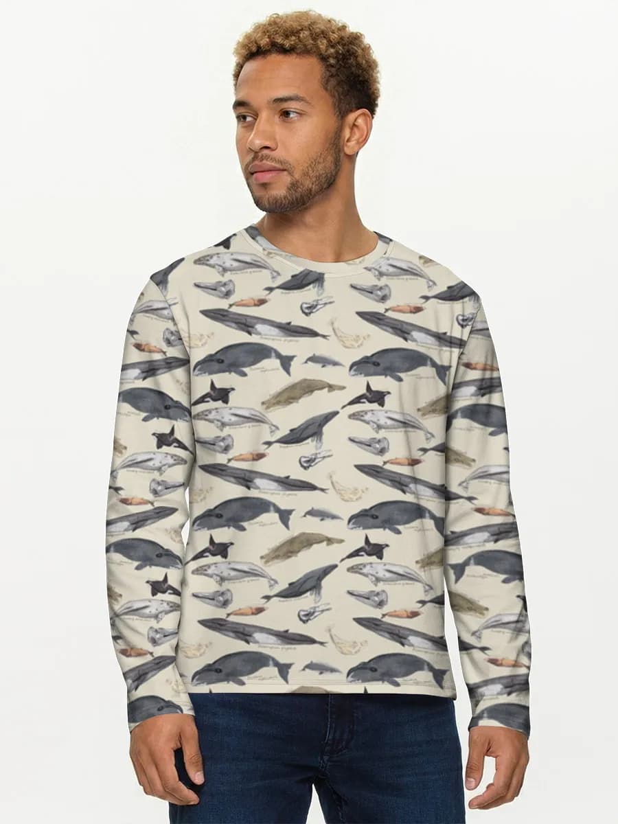 Men's cotton long sleeve shirt