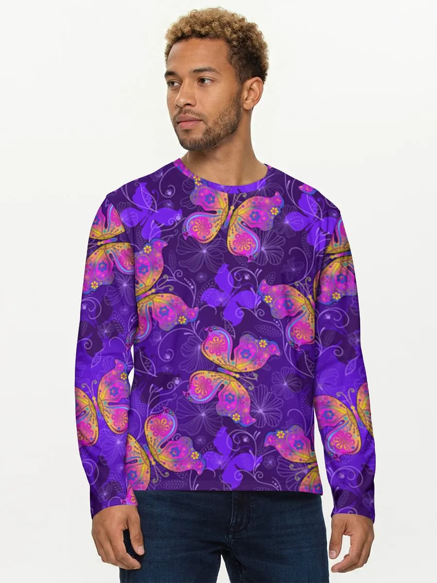 Men's cotton long sleeve shirt