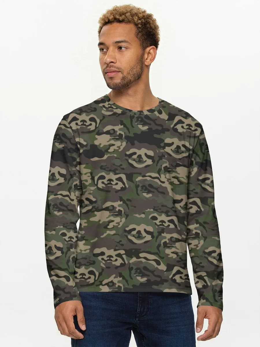Men's cotton long sleeve shirt