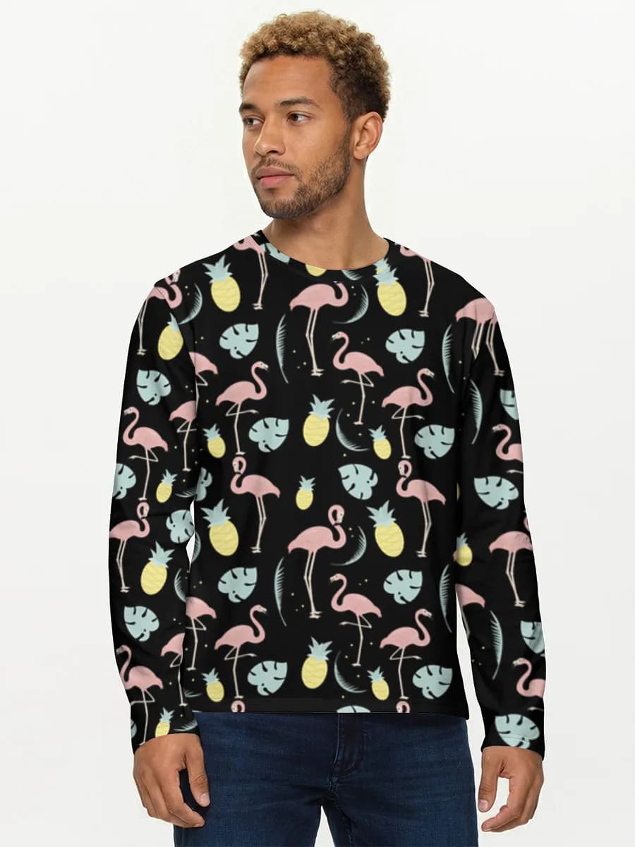 Men's cotton long sleeve shirt