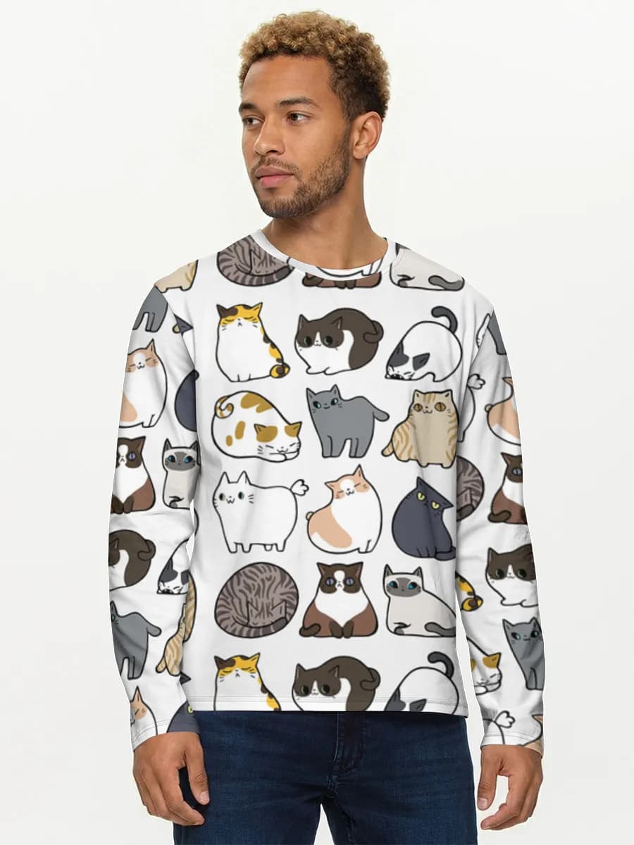 Men's cotton long sleeve shirt