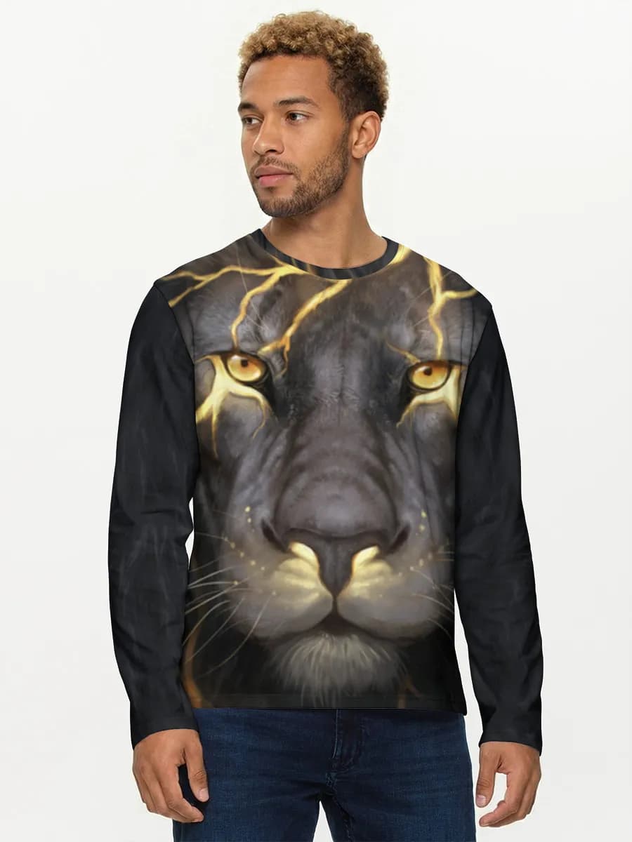 Men's cotton long sleeve shirt
