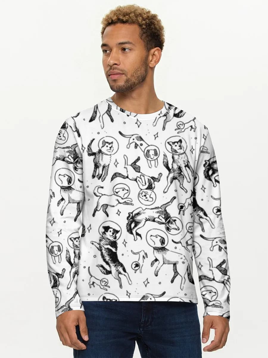 Men's cotton long sleeve shirt