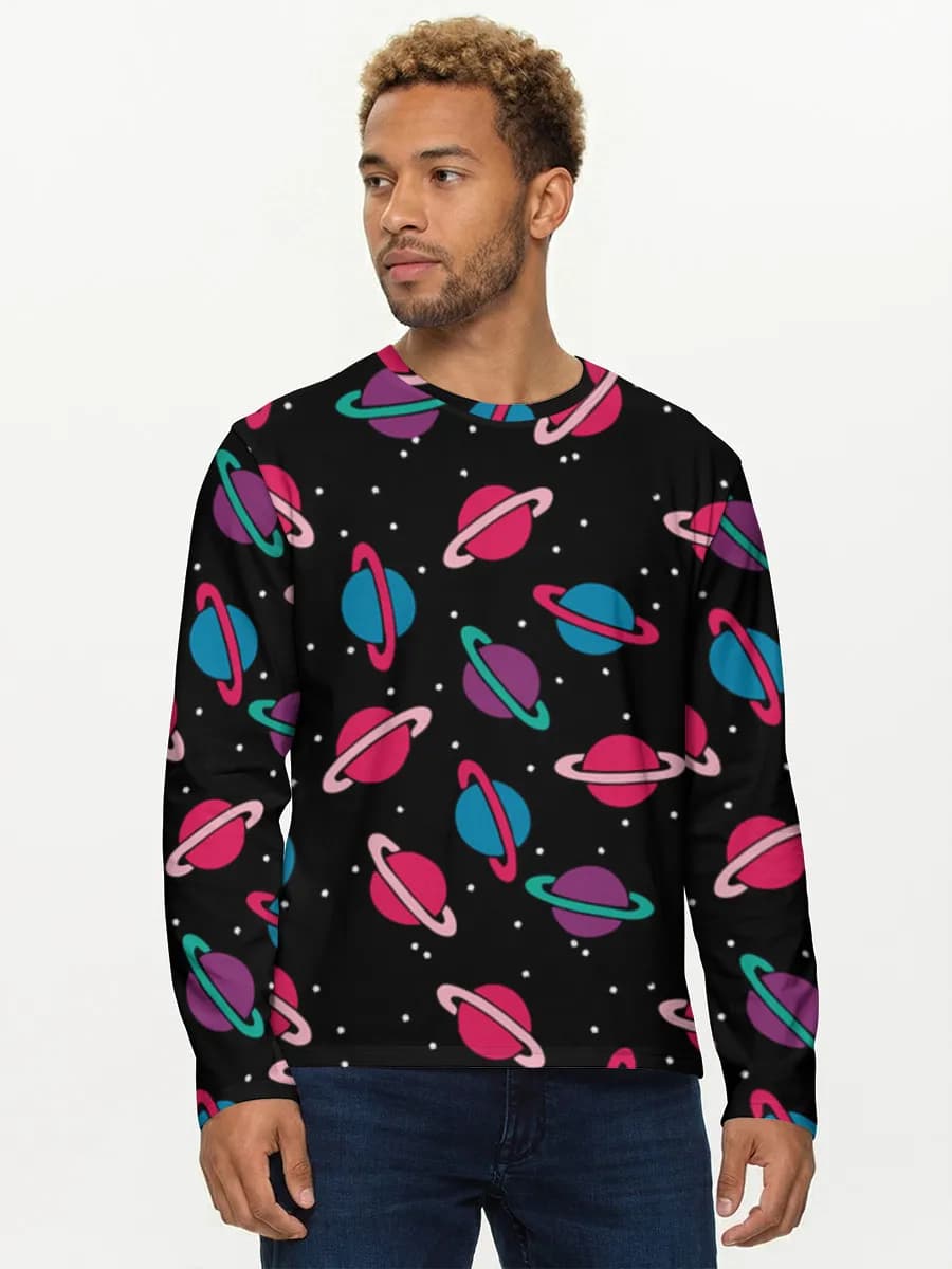 Men's cotton long sleeve shirt