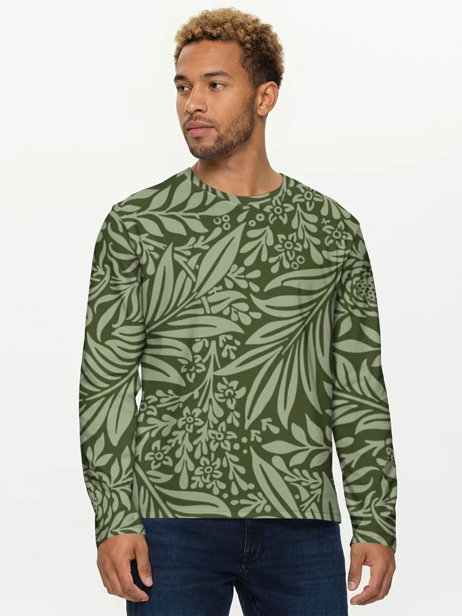 Men's cotton long sleeve shirt