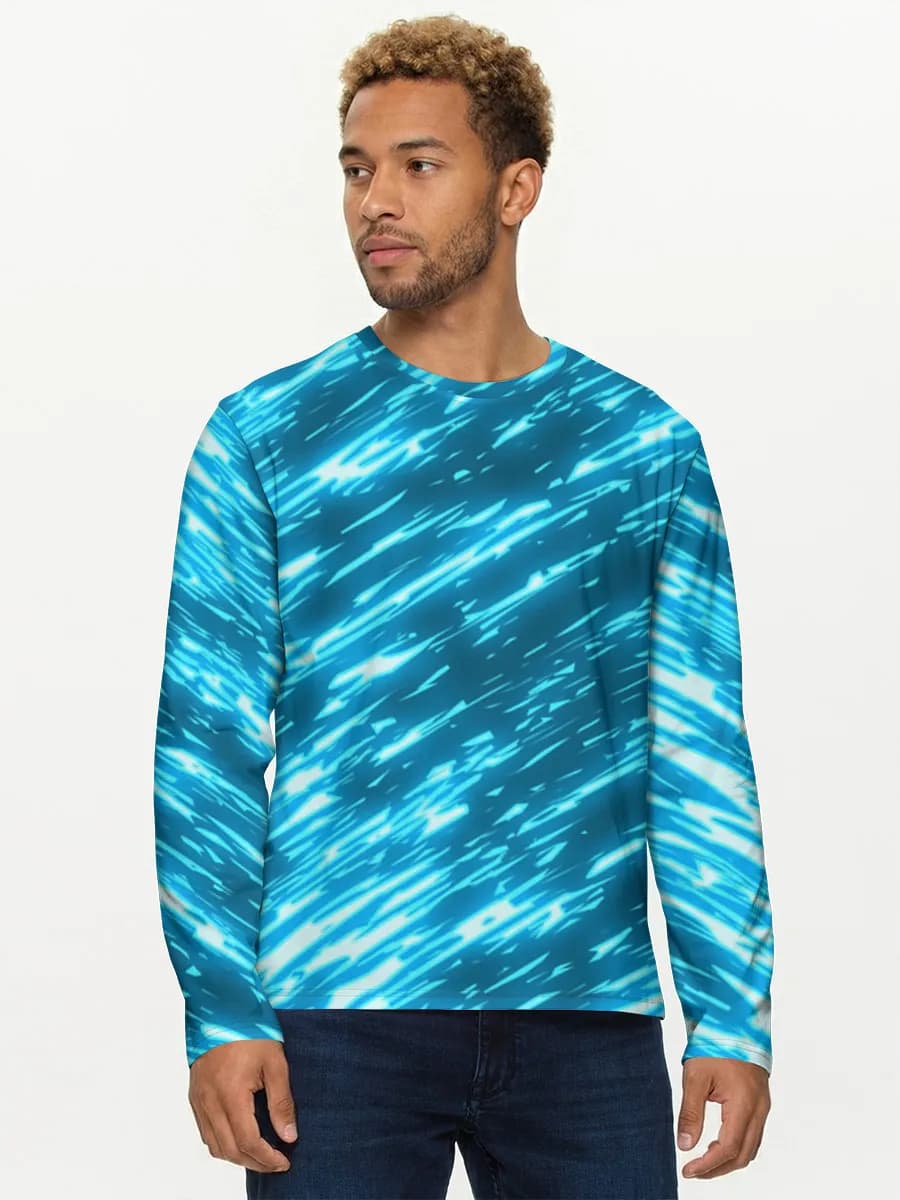 Electric Blue Speed Streaks
