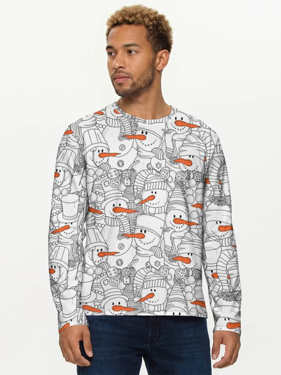 Men's cotton long sleeve shirt