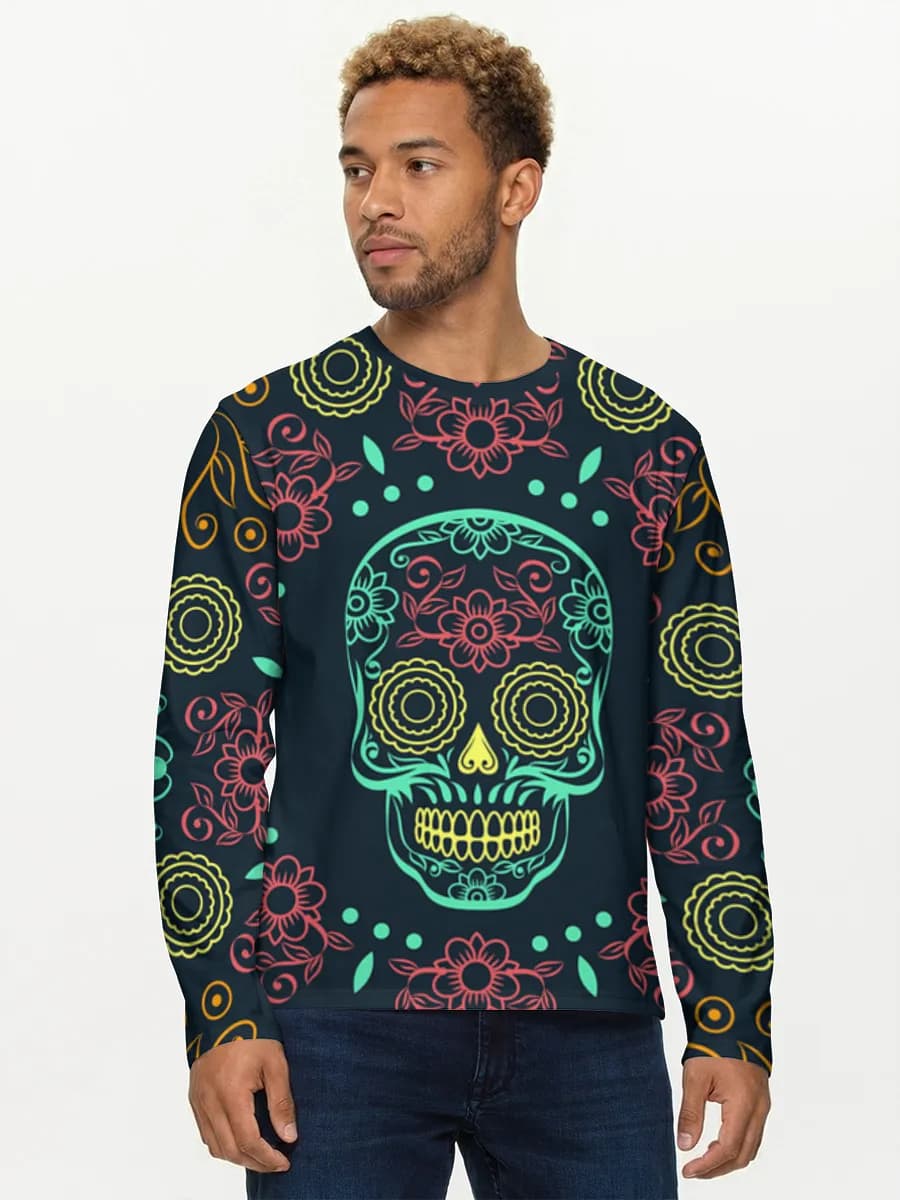 Men's cotton long sleeve shirt