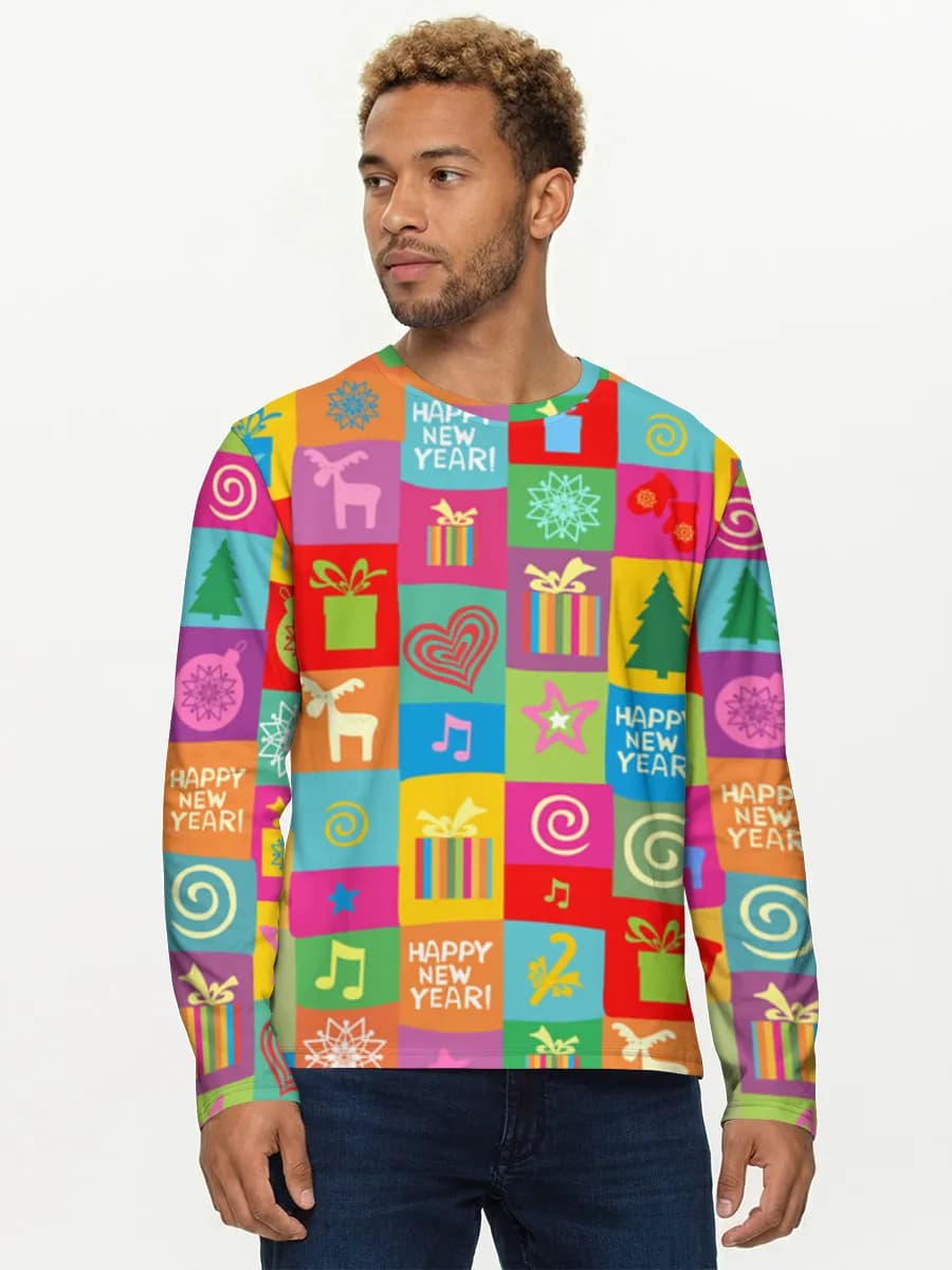 Men's cotton long sleeve shirt