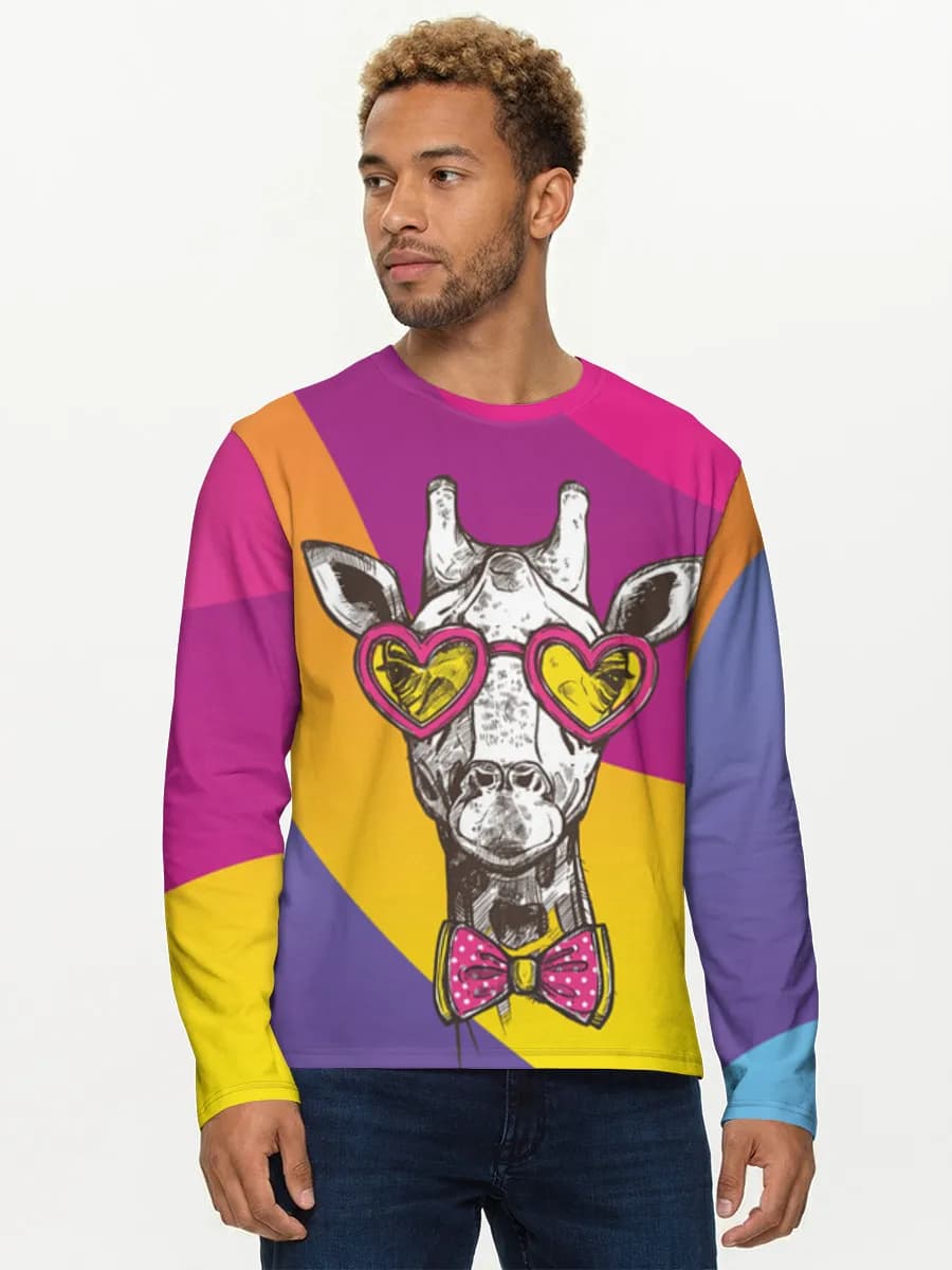 Men's cotton long sleeve shirt