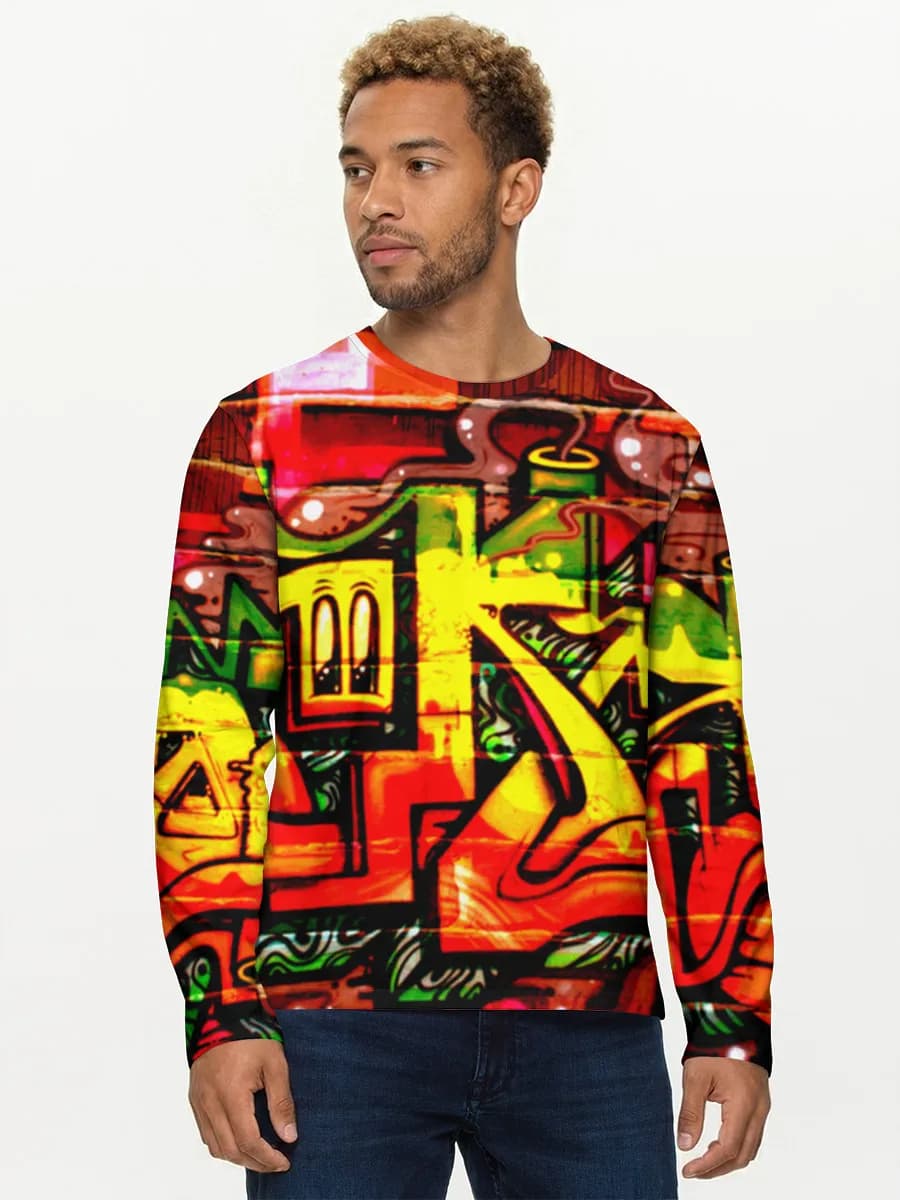 Men's cotton long sleeve shirt