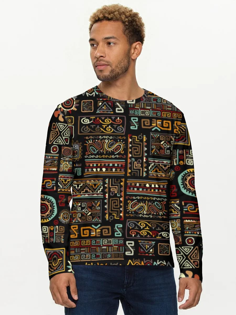 Aztec Tribal Geometric Motifs