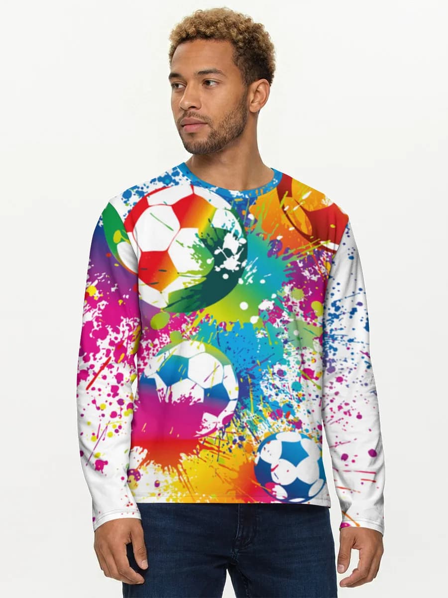 Men's cotton long sleeve shirt