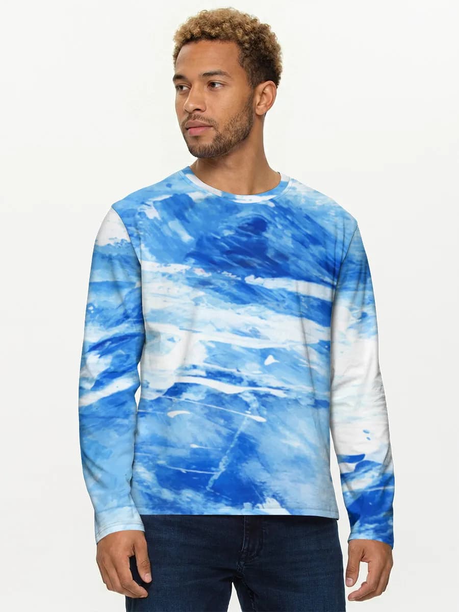 Men's cotton long sleeve shirt