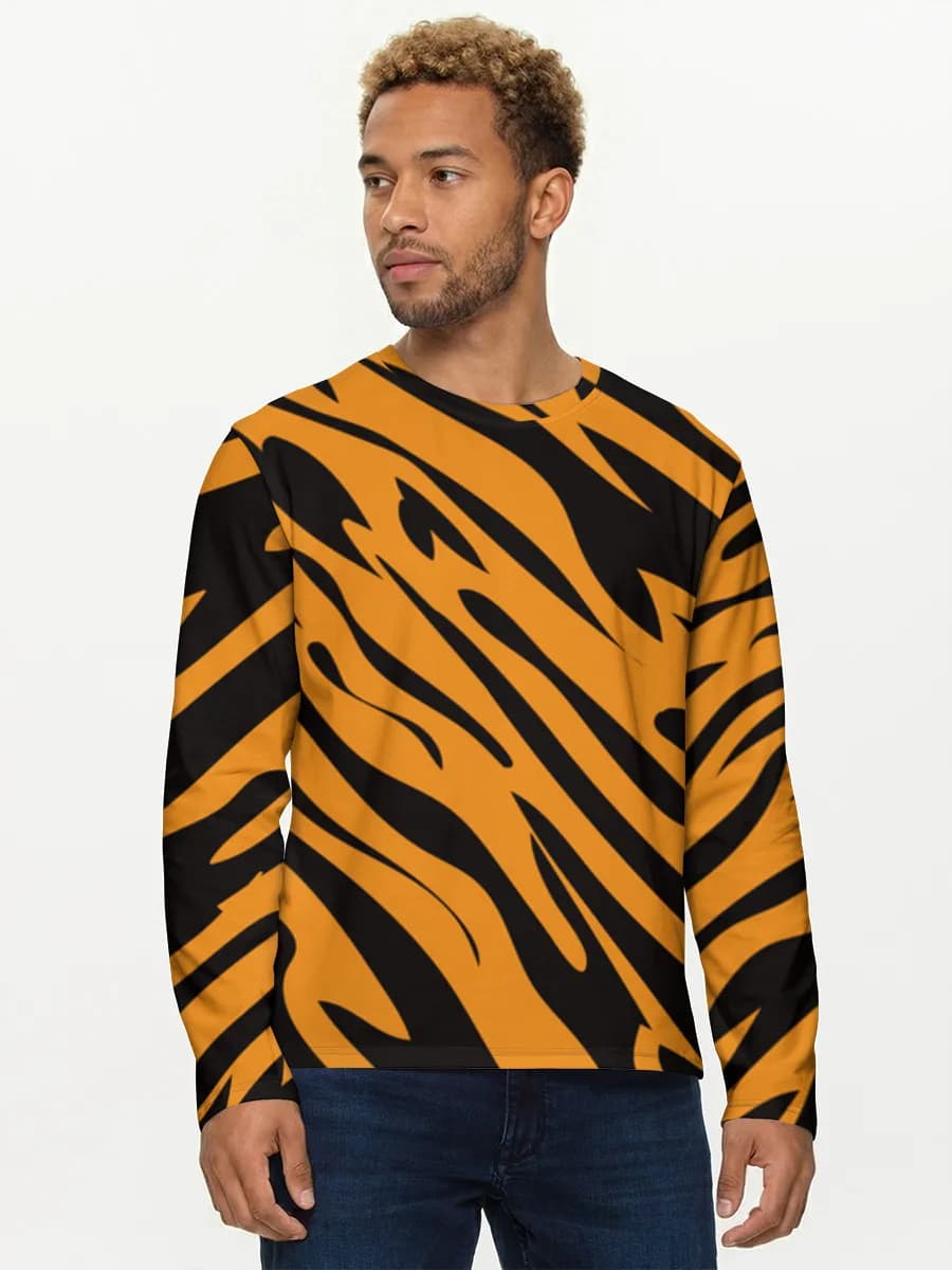 Orange Tiger Stripes