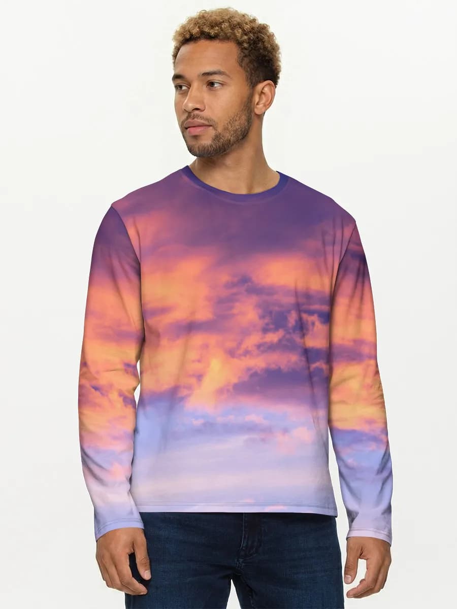 Men's cotton long sleeve shirt