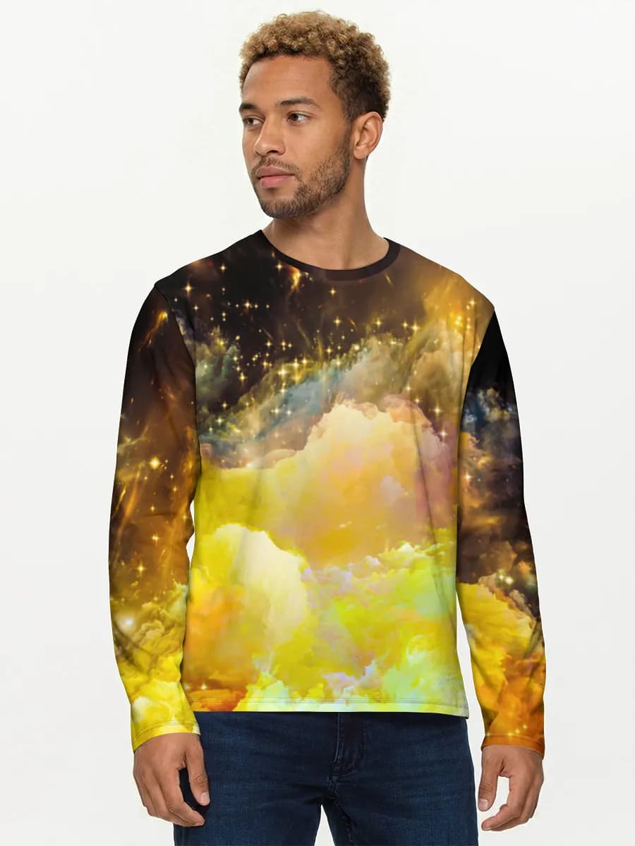 Men's cotton long sleeve shirt